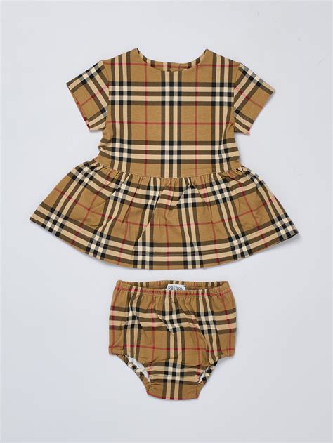 salopette burberry neonato|burberry newborn girl dresses.